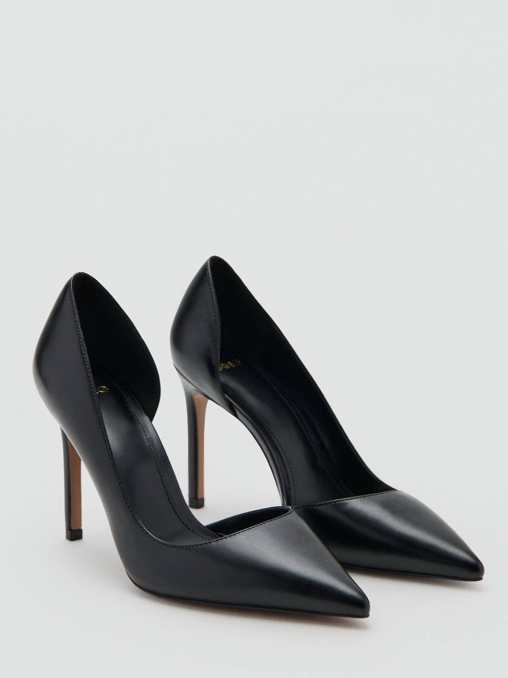 MANGO ASYMMETRICAL HEELED SHOES